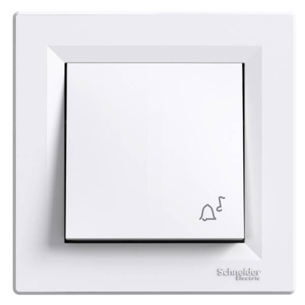 Intrerupător Cu Revenire Asfora cu Simbol Sonerie Alb, EPH0800121 , Schneider
Electric - Schneider