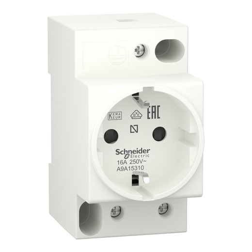 Priza DIN, Acti9 iPC, 2P+E, 16A, 250V AC, A9A15310, Schneider Electric -
Schneider