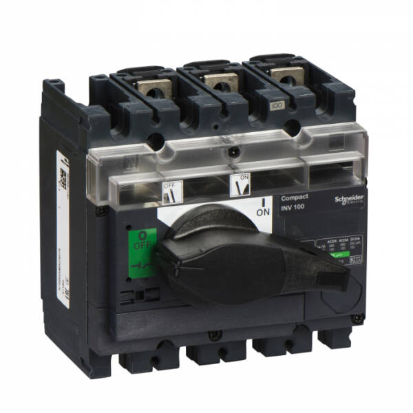 Separator de sarcina decuplare vizibil Interpact INV100, 3 poli, 100A, 31160,
Schneider Electric