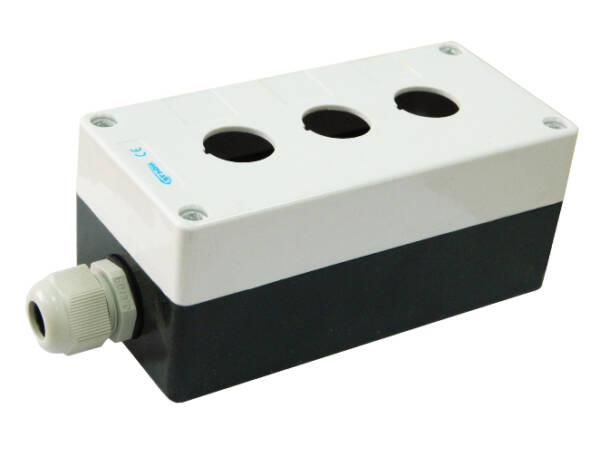 CUTIE PLASTIC IP54 PENTRU 3 BUTOANE ELVON