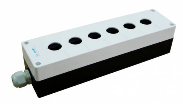 CUTIE PLASTIC IP54 PENTRU 6 BUTOANE ELVON