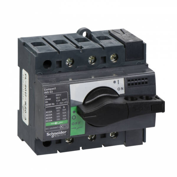 Separator de sarcina Interpact INS63, 3 poli, 63A, 28902, Schneider Electric