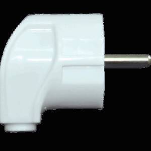 STECHER SCHUKO CABLU 90° PP ALB 16A