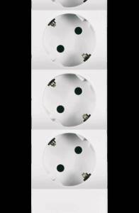 PRIZA SCHUKO 5 POSTURI 16A 250V