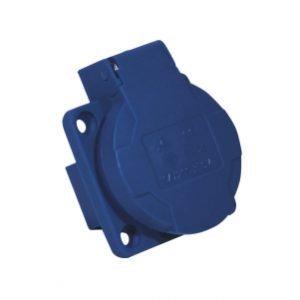 PRIZA MONOFAZATA INGROPATA ALBASTRA PT TAB SANTIER ELVON 16A/IP54