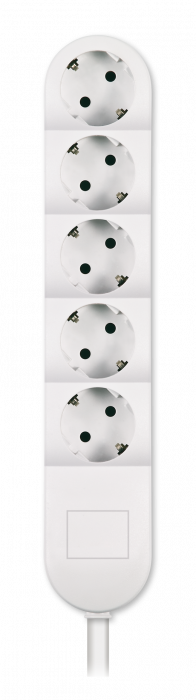 PRELUNGITOR 5xSCHUKO 3,6kW 16A 3x1.5mm,1.5m ALB