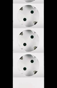 PRELUNGITOR 5xSCHUKO CU INTRERUPATOR 3,6kW 16A 3x1.5mm,5m ALB