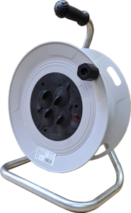 TAMBUR PLASTIC 4x16A PRIZE SCHUKO, FARA CABLU, CAPACITATE MAX 50m