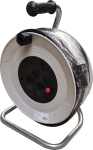 PRELUNGITOR CU TAMBUR PLASTIC 4xSCHUKO CU INTRERUPATOR SI PROTECTIE TERMICA
3X2.5, 40m