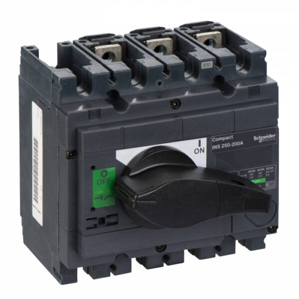 Separator de sarcina Interpact INS250, 3 poli, 200A, 31102, Schneider Electric