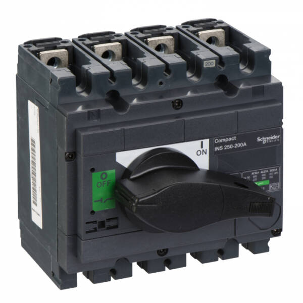 Separator de sarcina Interpact INS250, 4 poli, 200A, 31103, Schneider Electric