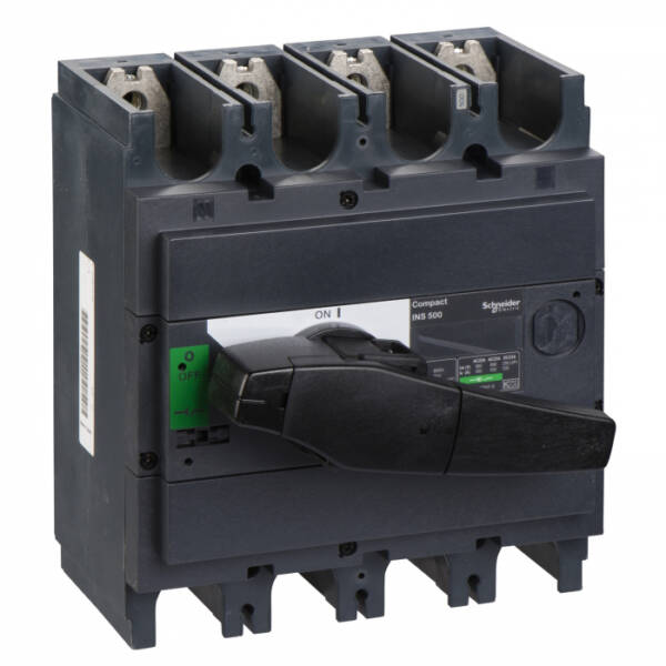 Separator de sarcina Interpact INS320, 4 poli, 500A, 31113, Schneider Electric