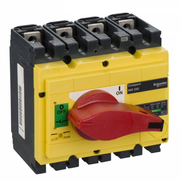 Separator de sarcina Interpact INS250, 4 poli, 250A, 31127, Schneider Electric