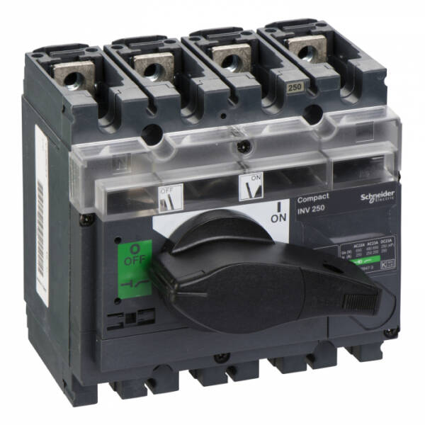 Separator de sarcina decuplare vizibil Interpact INV250, 4 poli, 250A, 31167,
Schneider Electric