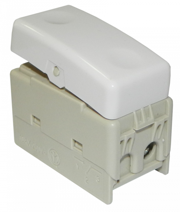 INTRERUPATOR MODULAR CAP SCARA "YRISS" - ALB