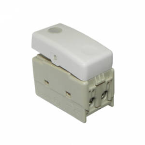 INTRERUPATOR MODULAR CAP SCARA CU LED "YRISS" - ALB