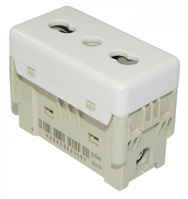 PRIZA MODULARA 2 PIN STANDARD ITALIAN "YRISS" - ALB