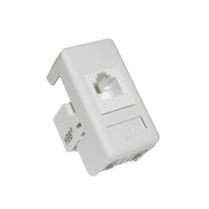 PRIZA MODULARA TELEFON 6P4C "YRISS" - ALB