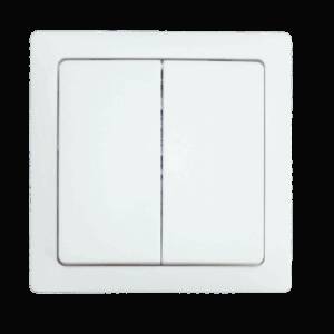 INTRERUPATOR DUBLU ALB PT - LOTUS