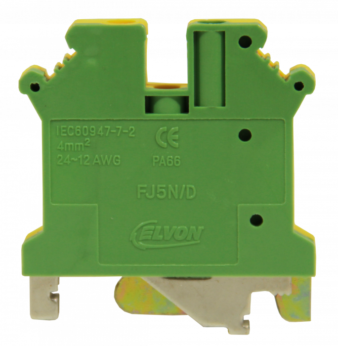 CLEMA SIR IMPAMANTARE GALBEN-VERDE 4mm