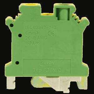 CLEMA SIR IMPAMANTARE GALBEN-VERDE 6mm