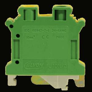 CLEMA SIR IMPAMANTARE GALBEN-VERDE 10mm