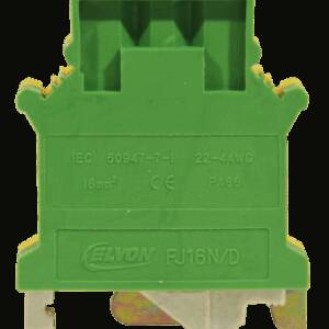 CLEMA SIR IMPAMANTARE GALBEN-VERDE 16mm