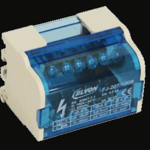 DISTRIBUITOR 2P FJ207/100B 1 IN 6 OUT × 2/500V/100A
