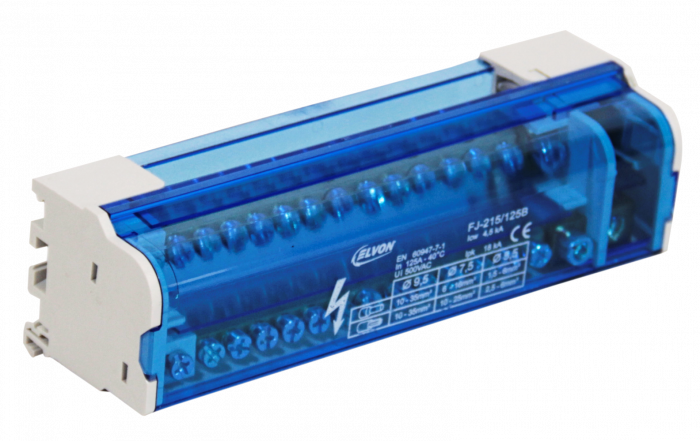 DISTRIBUITOR 2P FJ215/125B 1 IN 14 OUT × 2/690V/125A
