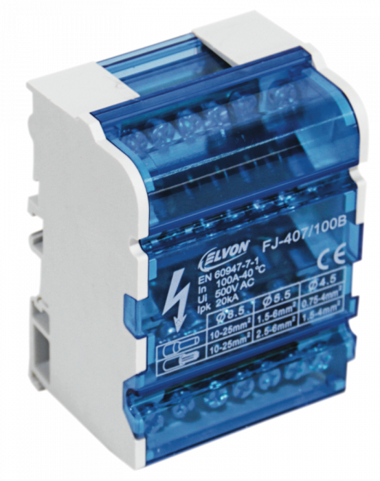 DISTRIBUITOR FJ407/100B 1 IN 6 OUT × 4/500V/100A