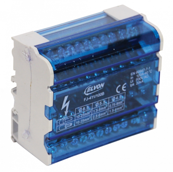 DISTRIBUITOR FJ411/100B 2 IN 9 OUT × 4/500V/100A