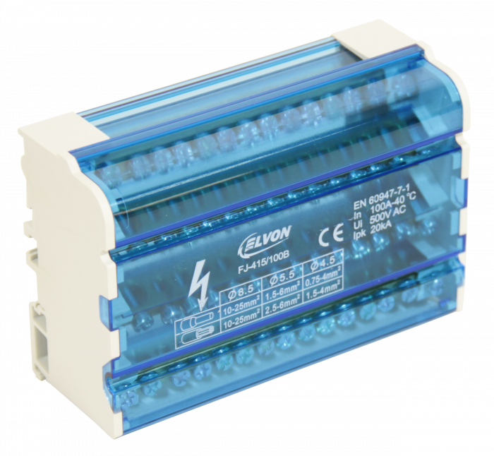 DISTRIBUITOR FJ415/100B 2 IN 13 OUT × 4/500V/100A