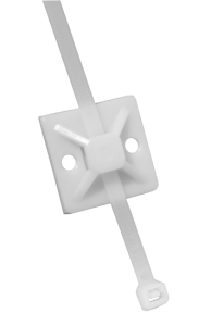 SUPORT CU ADEZIV PENTRU COLIERE NYLON 20x20 6,1mm