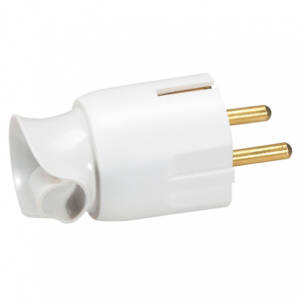 Stecher rotativ 2P+T 230V/16A alb