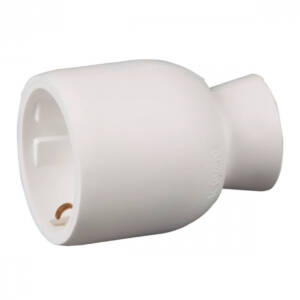 Priza mobila cu iesire dreapta Legrand 050317, alba, cu contact protectie