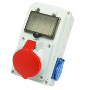 COFRET CU PRIZE IP44 4L ECHIPAT T1x32+M2x16