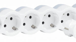 Prelungitor Legrand Moes Standard 695017, 6 prize, 3 m, 3500W, 3 x 1.5 mmp