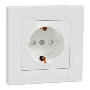 Priza Simpla Asfora 2P+N 16A Alba, EPH2900221, Schneider Electric - Schneider