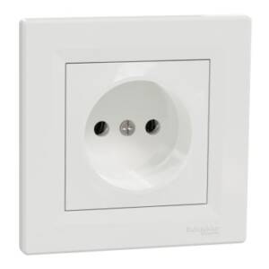 Priza Simpla Asfora 2P 16A Alba, EPH3000121, Schneider Electric - Schneider