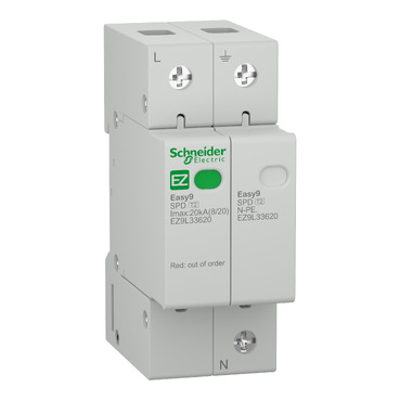 Descarcator 1P+N 20kA, EZ9L33620, Schneider Electric - Schneider