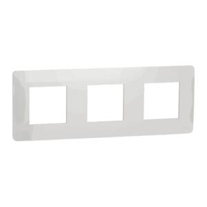 Rama Noua Unica 3 Posturi Alb , NU200618, Schneider Electric - Schneider