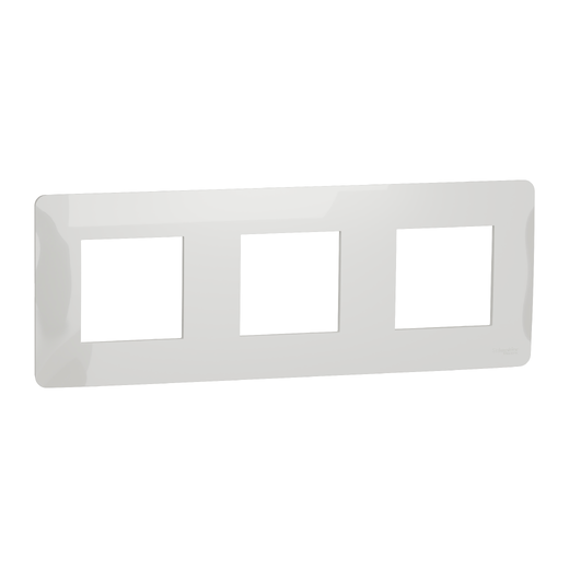 Rama Noua Unica 3 Posturi Alb , NU200618, Schneider Electric - Schneider
