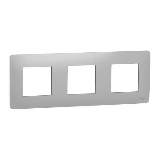 Rama Noua Unica 3 Posturi Aluminiu , NU200630, Schneider Electric - Schneider