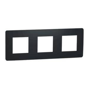 Rama Noua Unica 3 Posturi Antracit , NU200654, Schneider Electric - Schneider