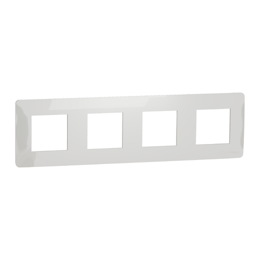 Rama Noua Unica 4 Posturi Alb , NU200818, Schneider Electric - Schneider