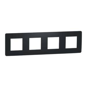 Rama Noua Unica 4 Posturi Antracit , NU200854, Schneider Electric - Schneider