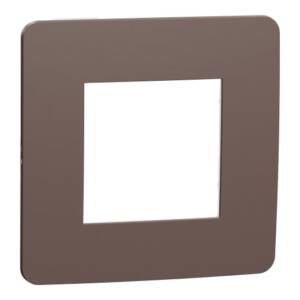 Rama Noua Unica 1 Post Ciocolatiu cu Negru , NU280217, Schneider Electric -
Schneider