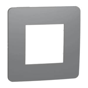 Rama Noua Unica 1 Post Gri Închis cu Alb , NU280221, Schneider Electric -
Schneider