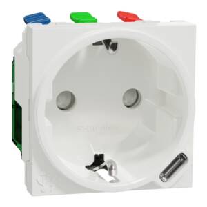 Priza Noua Unica Simpla + USB C 10.5w 2P+E 16A Alba NU301718, Schneider Electric
- Schneider