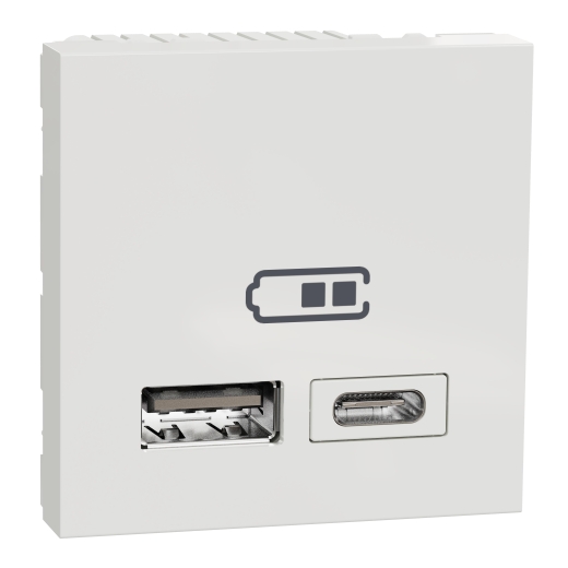 Priza USB 2.0 Noua Unica 2m A+C 15w Alba , NU301818, Schneider Electric -
Schneider